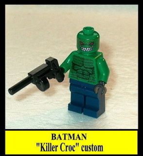 Newly listed BATMAN Lego Killer Croc w/tommy gun NEW custom (dht) #22