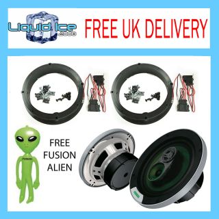 SEAT LEON 98   06 FRONT OR REAR FUSION DIRECT UPGRADE 6.5 SPEAKERS 