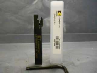Kennametal A3SSR080310 NAO Indexable Cut Off Grooving Toolholder
