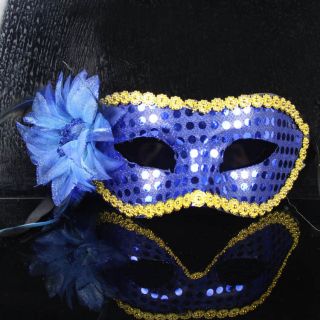   Flower Mask Mardi Gras Venetian Halloween Masquerade Costume Party