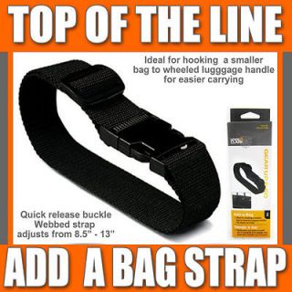 Lewis N Clark Add A Bag Strap Hooking Bag To Wheeled Luggage Handle 