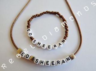 POPSTAR inspired surfer style necklace & bracelet set   can be 