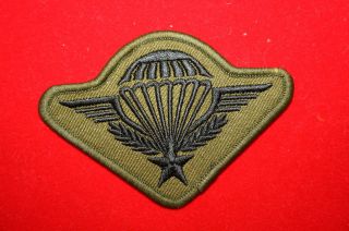 GENUINE FRENCH FOREIGN LEGION ARMY CLOTH SUBDUED PARACHUTE WING