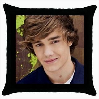NEW* HOT LIAM PAYNE ONE DIRECTION Black Cushion Cover Throw Pillow 