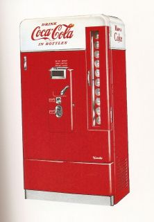 Vendo 110 with the small coin door Coke Machine Restoration Manual