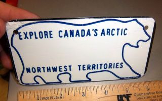 Novelty Northwest Territory license plate bicycle size, i will add 