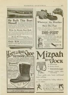 Advertising Russell Moccasins Mizpah Jock Dri Foot Waterproofing Full 