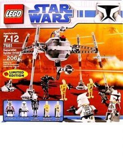   Wars Exclusive Limited Edition Lego Set #7681 Separatist Spider Droid