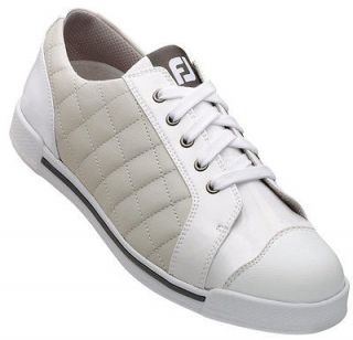 FootJoy Womens Summer Series Spikeless Golf Shoes White/Cream 98927 