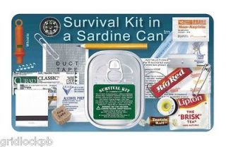 disaster emergency zombie survival kit  left $