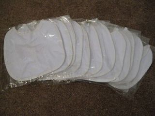 newly listed bulk lot of 24pc new baby bibs solid