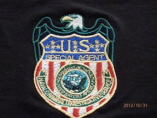 NCIS Special Agents Shield Embroidered Badge/Sew on Patch, size 10cm x 