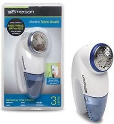 Fabric Shaver & Lint Remover, Cordless, Portable, Electric, Emerson 
