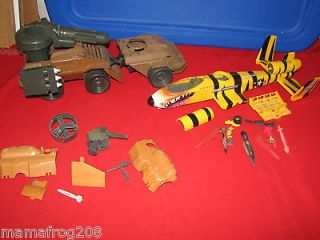 GI Joe Vintage Mean Dog Tomahawk Tiger Force Vehicle Parts Lot For 
