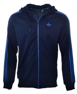 Adidas Originals Mens Full Zip Hoody Hooded Jacket Tracksuit Top