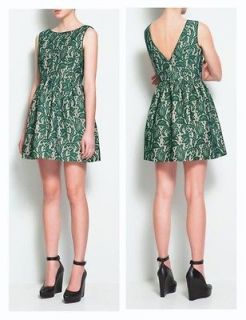 bnwt zara lace tulip summer dress 2012 size l from