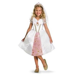 NEW Disney Rapunzel Wedding Gown Dress Up Costume Tangled Princess 