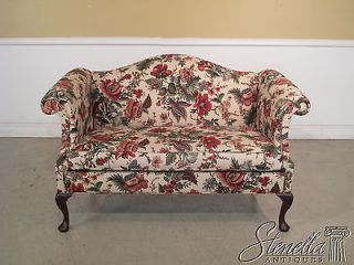 21122 hickory chair co queen anne camelback loveseat 