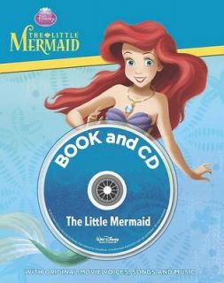 Disney The Little Mermaid Childrens Read Along Story Book and CD