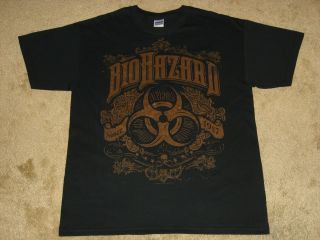 biohazard since 1987 s m l xl black t shirt