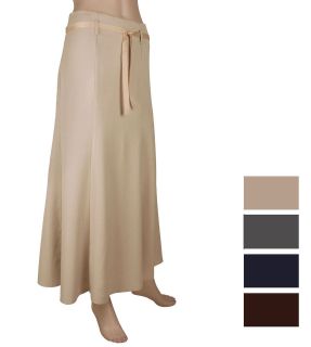 Womens Long Maxi A Line Skirt,Black,Fu​ll Length,Brown,B​lue,Beige 