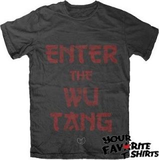 Wu Tang Clan Enter The Wu Tang Officially Licensed Adult Shirt S XL