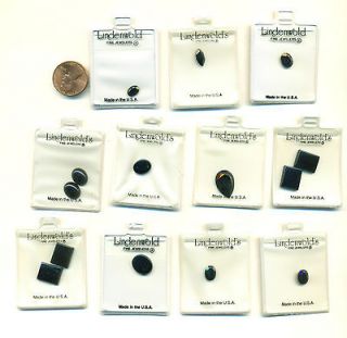 Lindenwolds Fine Jewelers Black Onyx CUBIC ZIRCONIA STONES Lot