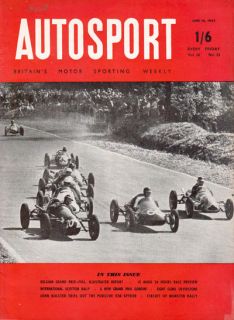 Autosport 10 Jun 1955   Grand Prix de Belgique, Porsche 550 Spyder, GP 