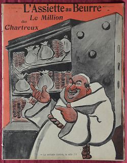   au Beurre #172 16 Juillet 1904 Le Millon des Chartreux par Camara