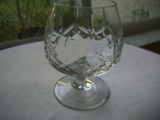 toscany crystal lillian pattern small brandy glass 