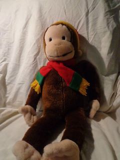   Large Curious George Monkey Storybook Plush Soft Toy Stuffed Animal