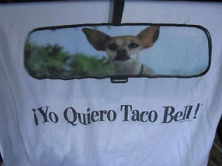 Newly listed T Shirt Yo Quiero TACO BELL restaurant Chihuahua dog 