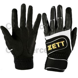 zett bgk330 batting gloves baseball softball glove bat hand guard