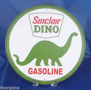 SINCLAIR DINO GASOLINE Gas Metal Tin Sign Vintage DINOSAUR Garage Wall 