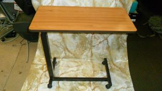 Over Bed Table, Composite Top, Hospital bed table commercial quality 