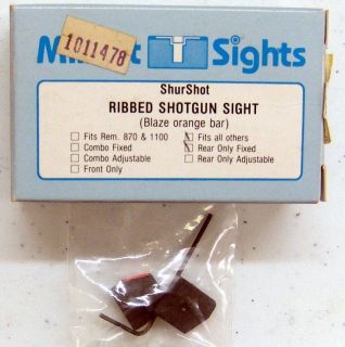 millett shurshot ribbed shotgun rear sight  29