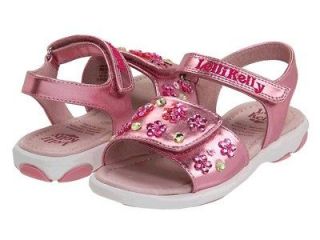 New Girl Lelli Kelly Flowery Pink Sandal Shoe Summer Size 35 36 37 4 4 