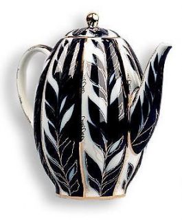 Lomonosov porcelain Winter Evening Coffee Pot AUTHENTIC RUSSIAN 