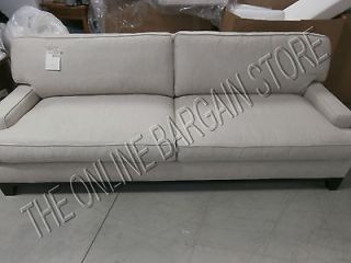 Pottery Barn Seabury Sofa Couch Long furniture oatmeal linen new $2299