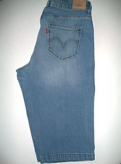 Levis 512 Bermuda Jean Shorts Womens Size 16 W Perfectly Shaping 
