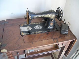 vintage 1920 s singer sewing machine with wood cabinett returns