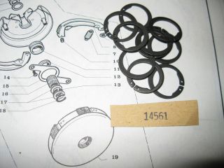   Clutch Cir Clip Circlip 40 50 NOS Mobylette Moped Moby 14561