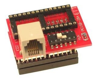 Programmer Adapter   In Circuit Serial Programming ICD2 (RJ11) to DIP 