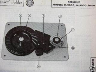 crescent m 2000 m 3000 series wire recorder photofact time