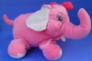18 Large Hot Pink ELEPHANT Lovey & Pillow Soft Plush Stuffed Animal