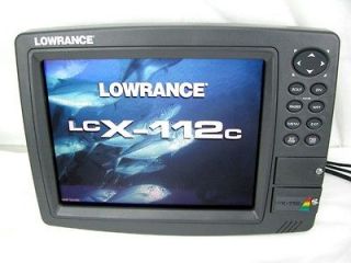 lowrance lcx 112c gps sonar chartplotter combo receiver time left