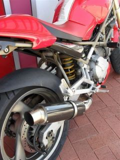 carbon gp exhaust ducati monster 900 all years models ex168 