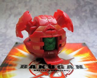bakugan manion pyrus red b2 630g battle brawlers rare time
