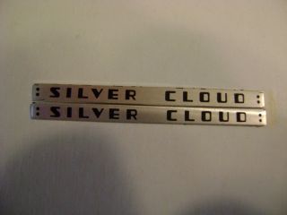 Lionel 2533 Silver Cloud Passenger Car Metal Plates (set of two)