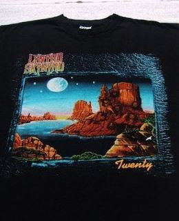 lynyrd skynyrd twenty large t shirt vintage 1997 vtg returns